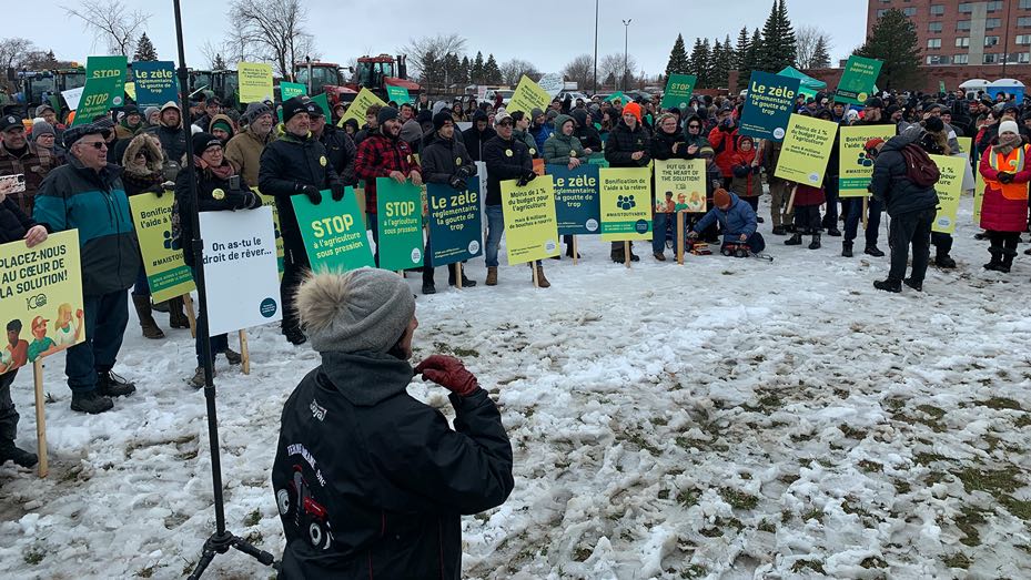 Agriculteurs en manifestation