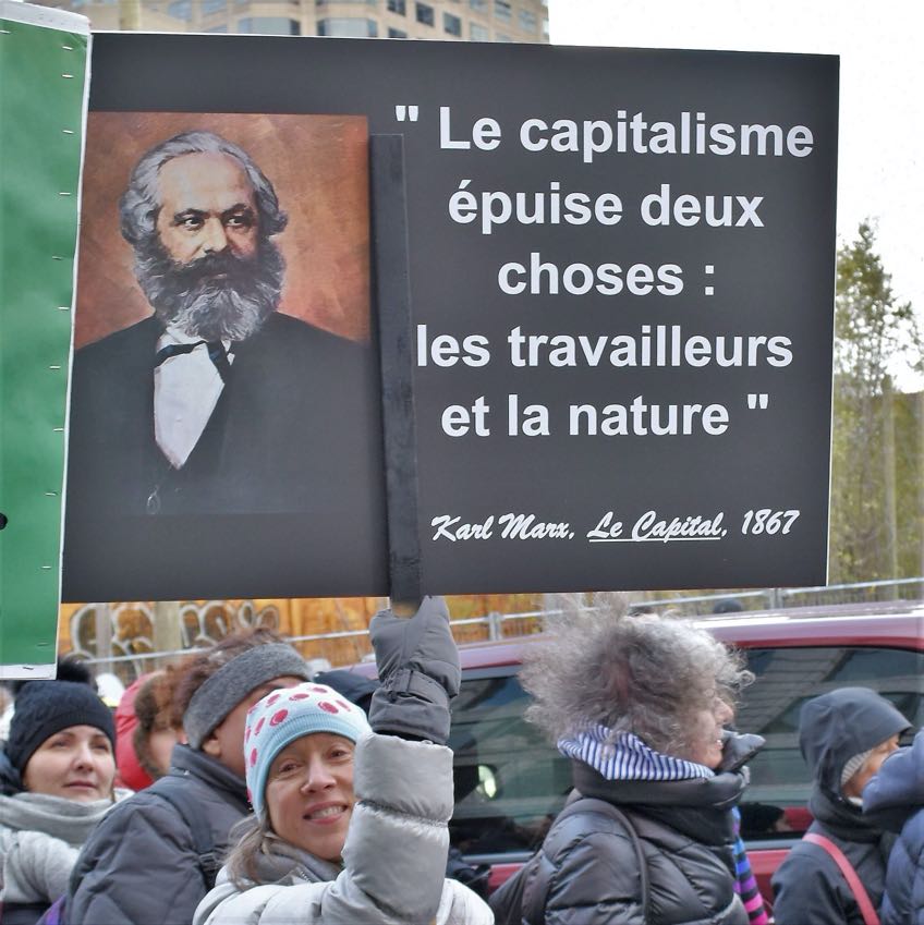 Capitalisme épuise terre et humain