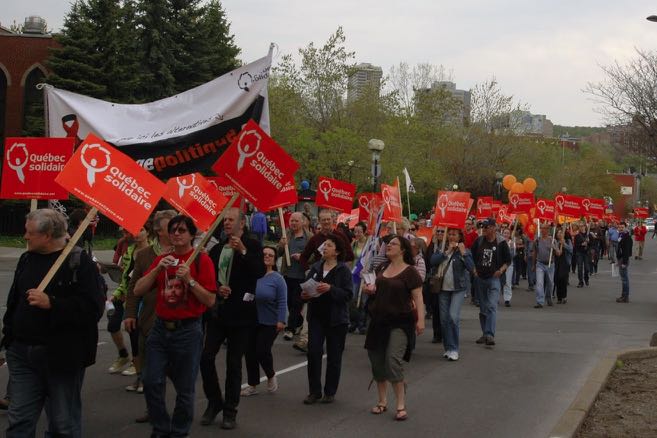 Défilé Québec solidaire