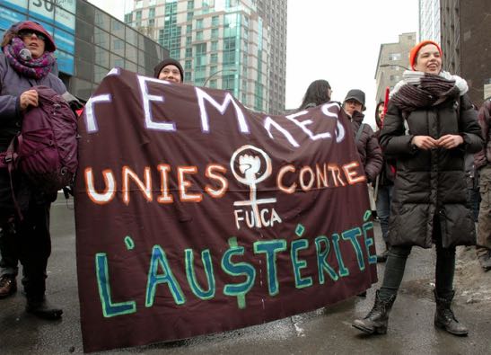 Femmes contre l&#39;austérité