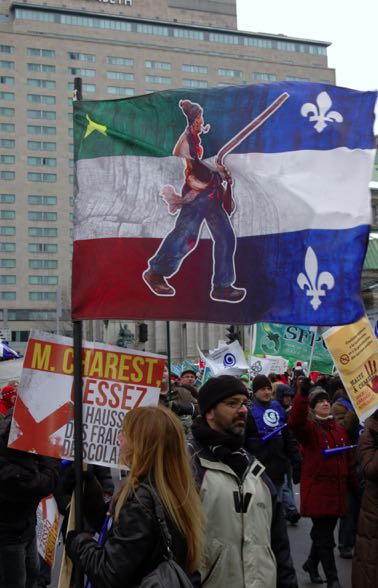 Fleur de lys et Drapeau patriote