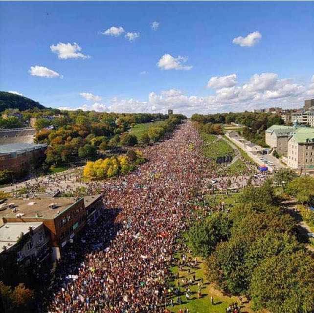 Foule manif Greta 2019