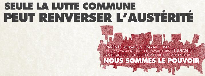 Lutte commune - banderole