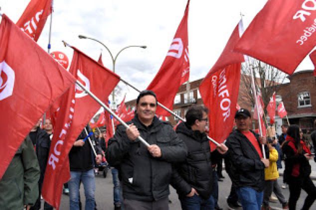 manifestant Unifor