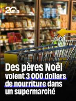 Pères Noel prennent 3000 $