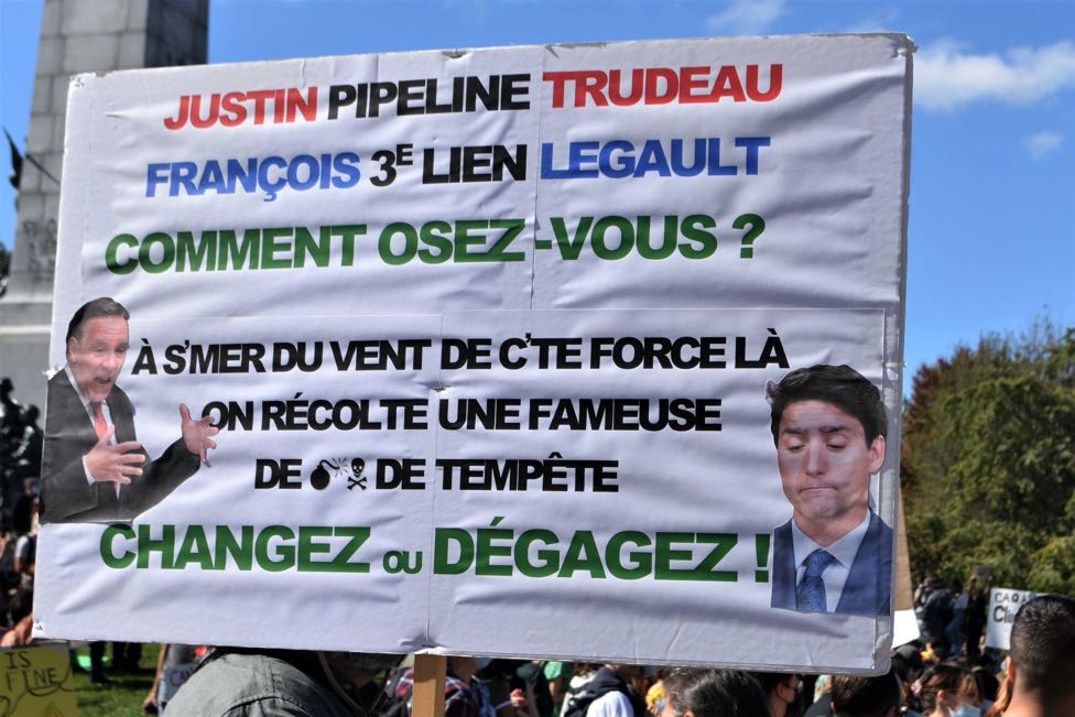 Trudeau et Legault dégagez