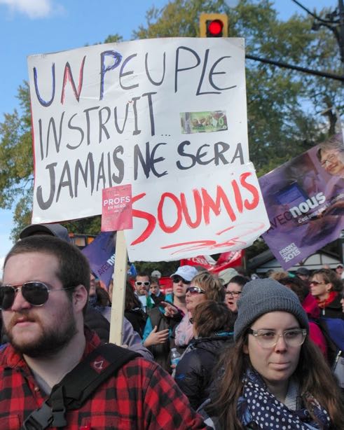 Un peuple instruit ne sera jamais soumis