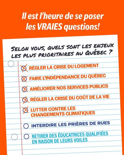 Vrais questions
